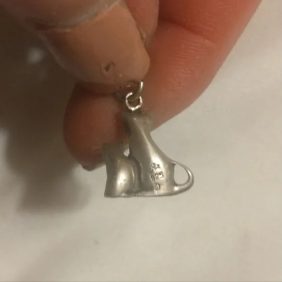 Silver SS925 Kitty Cat & Mama Cat 3-D Charm For Bracelet Or Pendant For Necklace - Picture 8 of 11